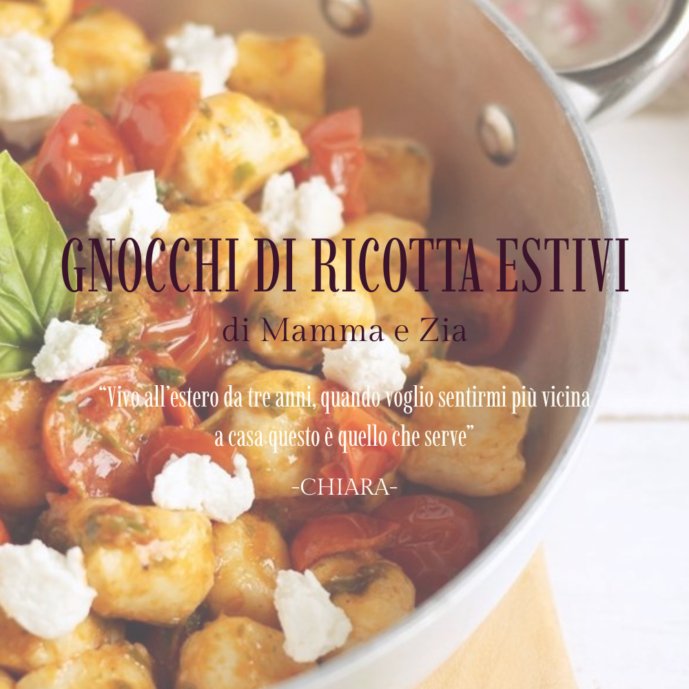 GNOCCHI DI RICOTTA ESTIVI