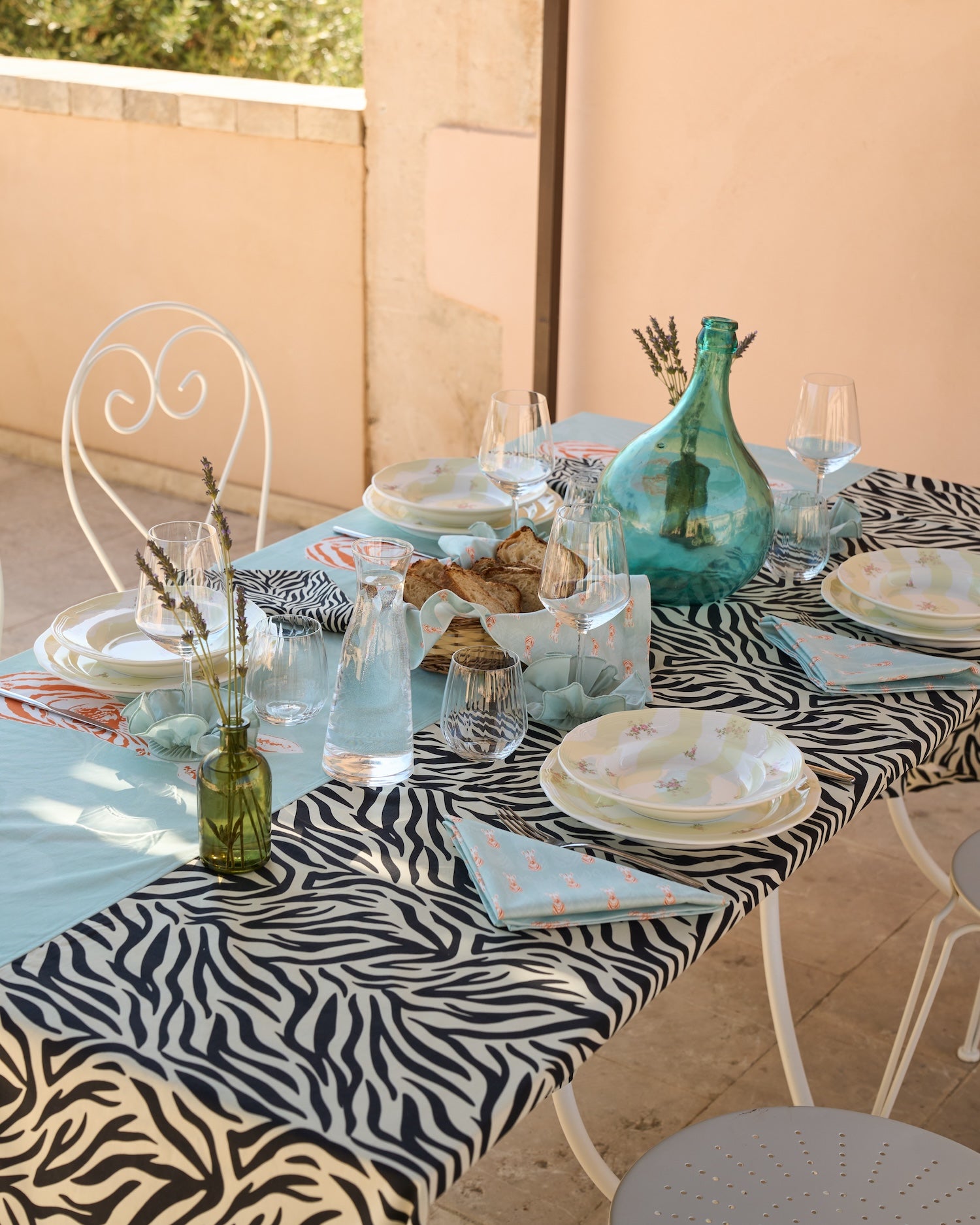 Tovaglia Rettangolare in Cotone - 180x280 cm - <br> Tovaglia Zibra